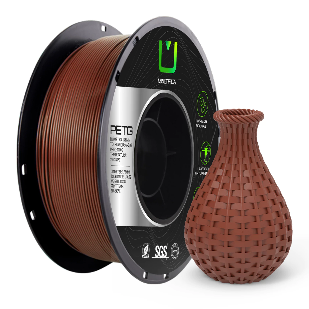 FILAMENTO PETG MARROM CAFE
