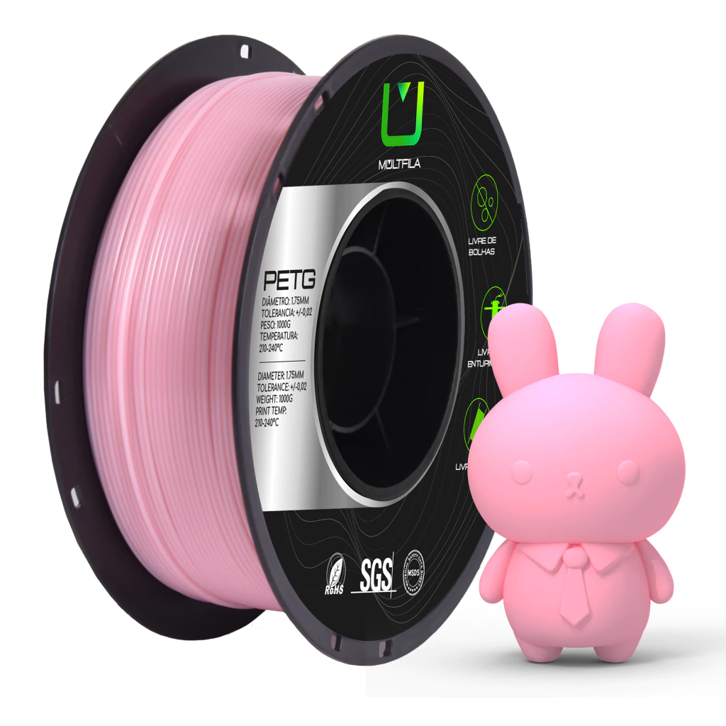 FILAMENTO PETG ROSA CLARO