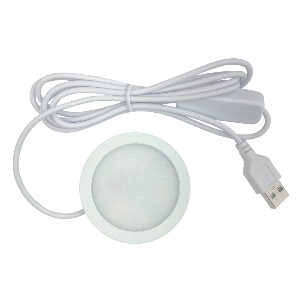 LUMINARIA BRANCA 6W BRANCO QUENTE