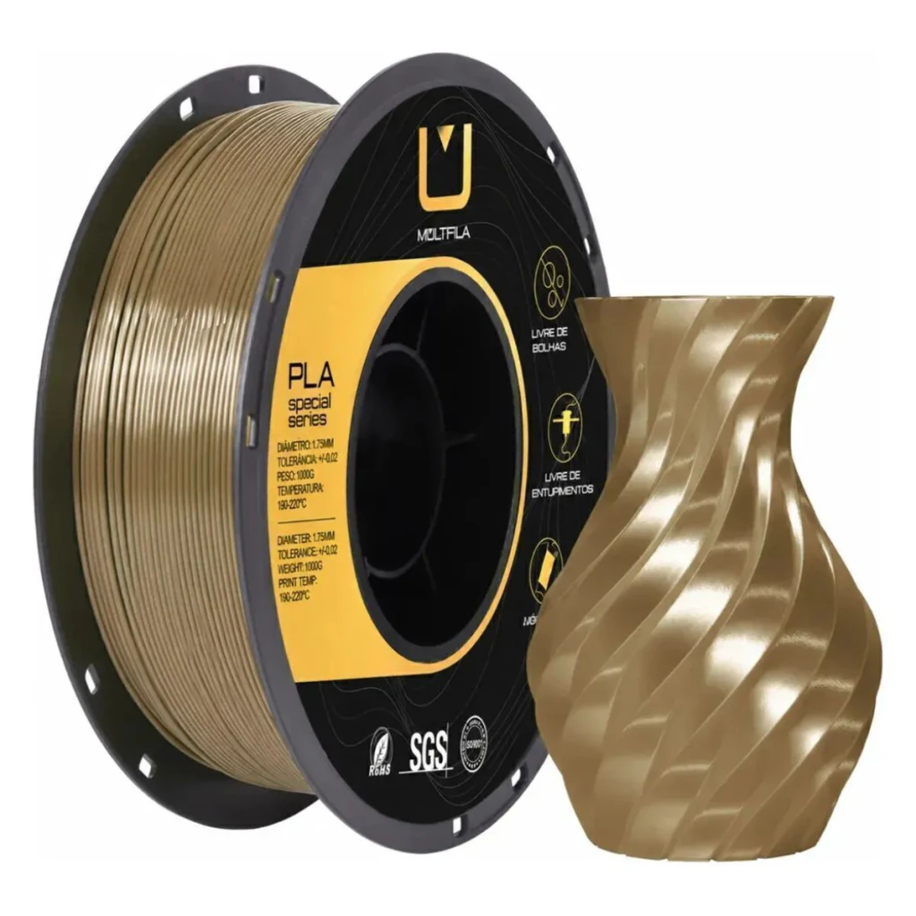 FILAMENTO PLA METAL OURO IMPERIAL