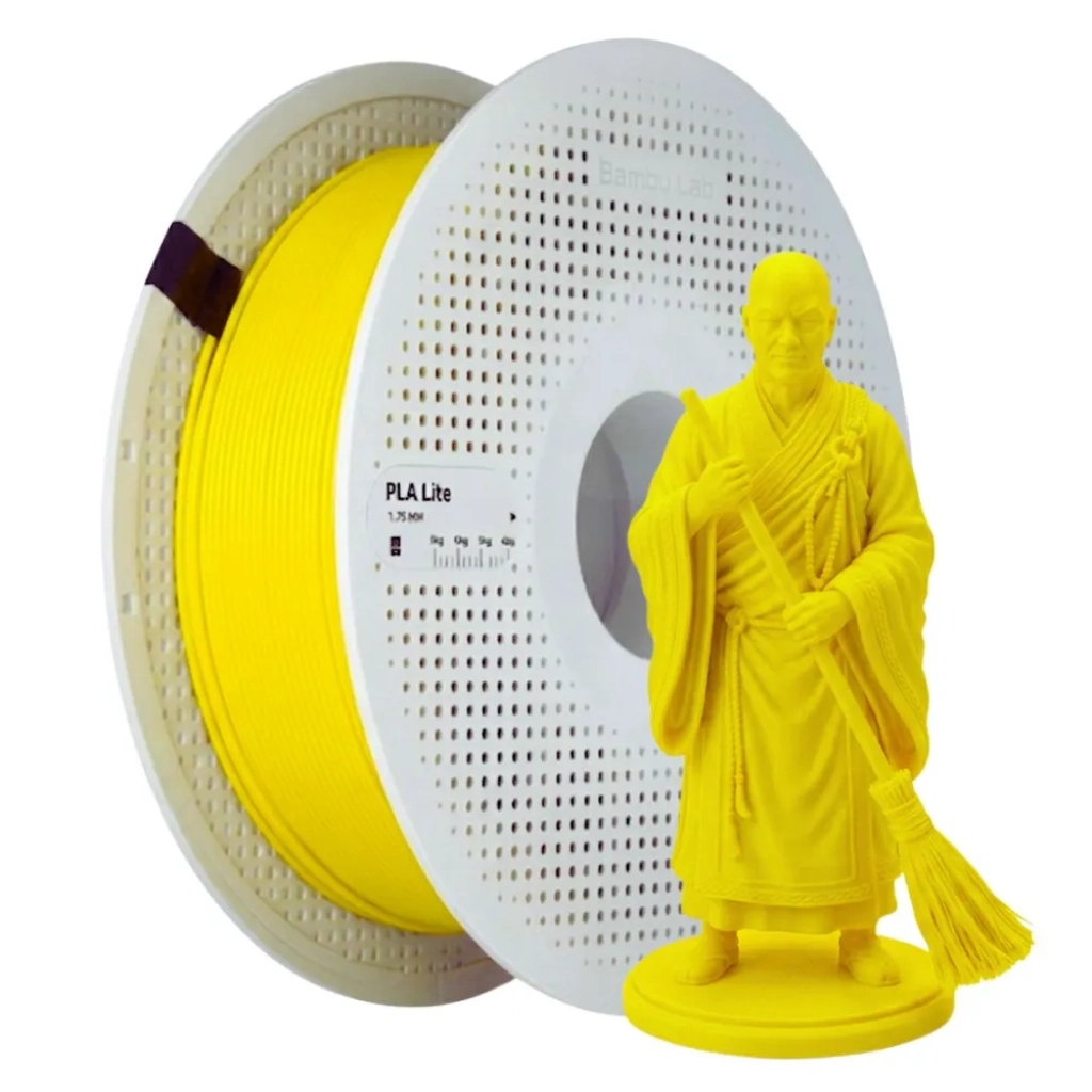 FILAMENTO PLA LITE AMARELO BAMBU LAB