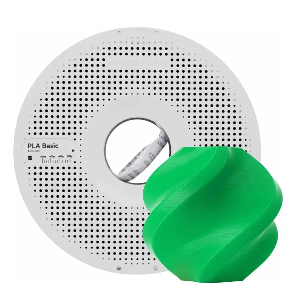 FILAMENTO PLA BASIC VERDE BAMBU BAMBU LAB