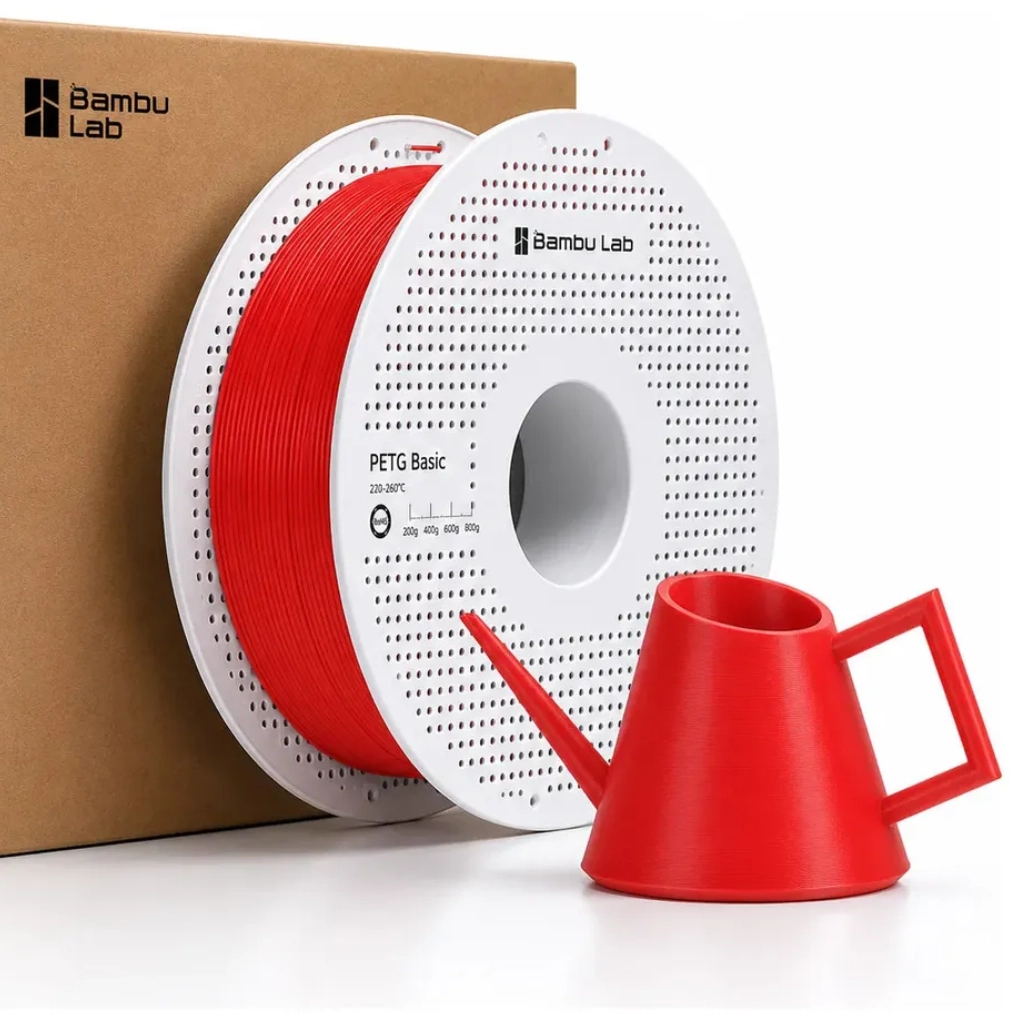 FILAMENTO PETG BASIC VERMELHO BAMBU LAB