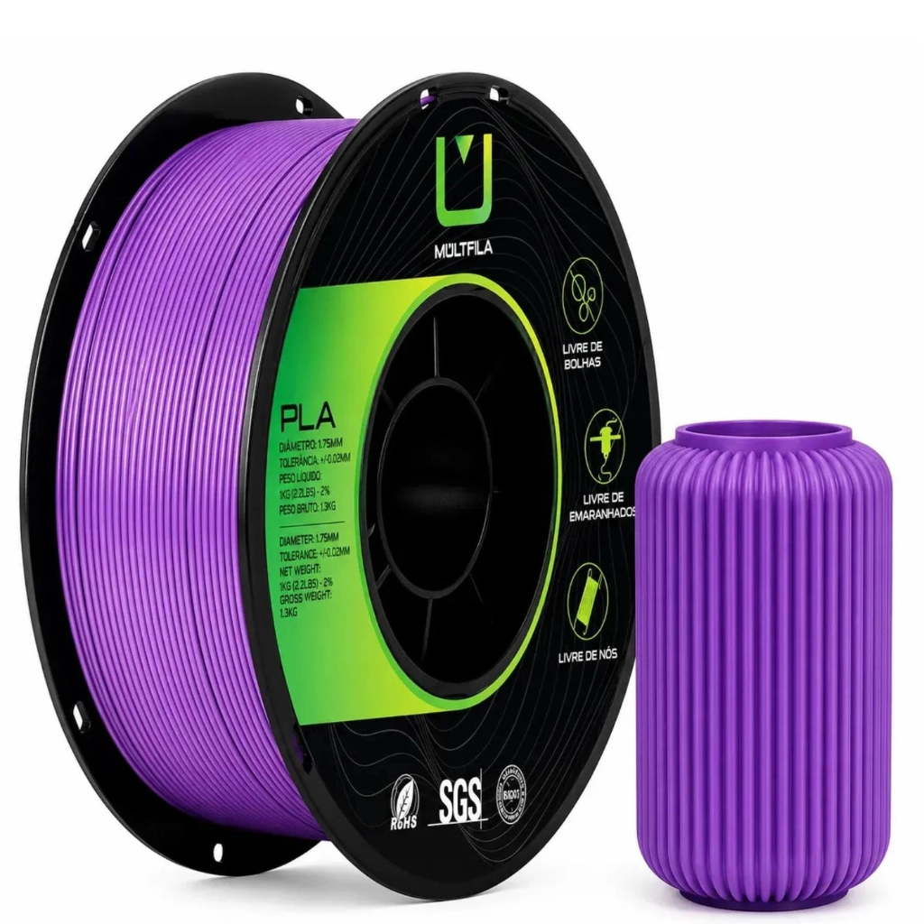 FILAMENTO PLA MATTE ROXO IRIS