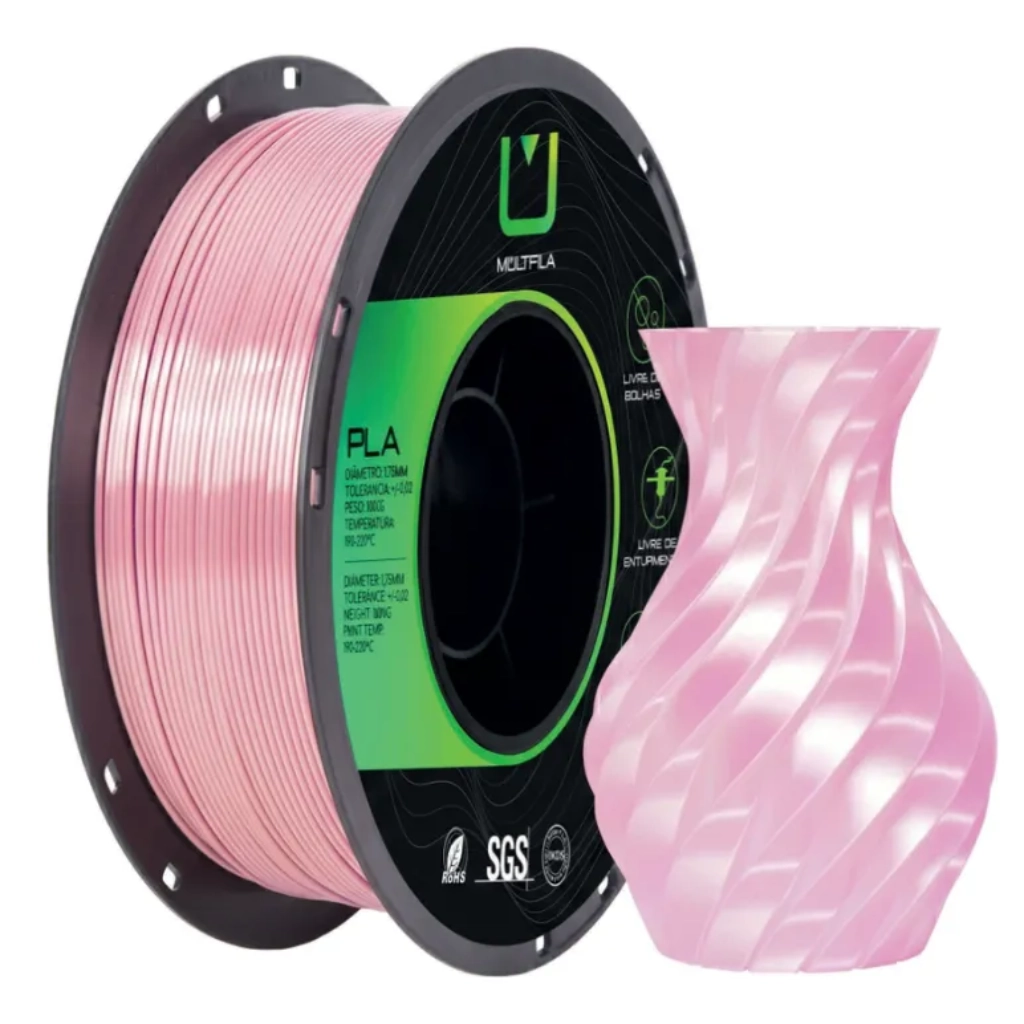 FILAMENTO PLA SILK ROSA CLARO