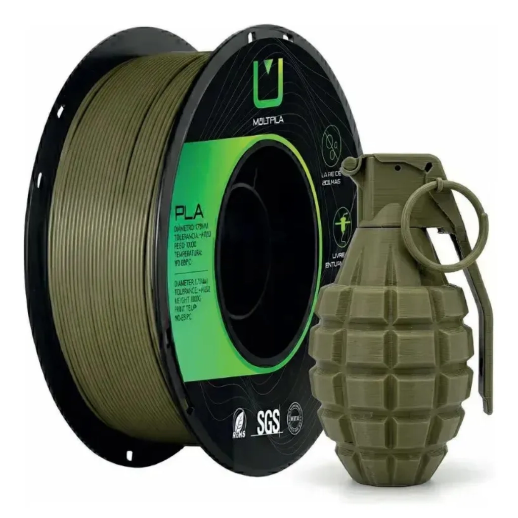FILAMENTO PLA VERDE MILITAR