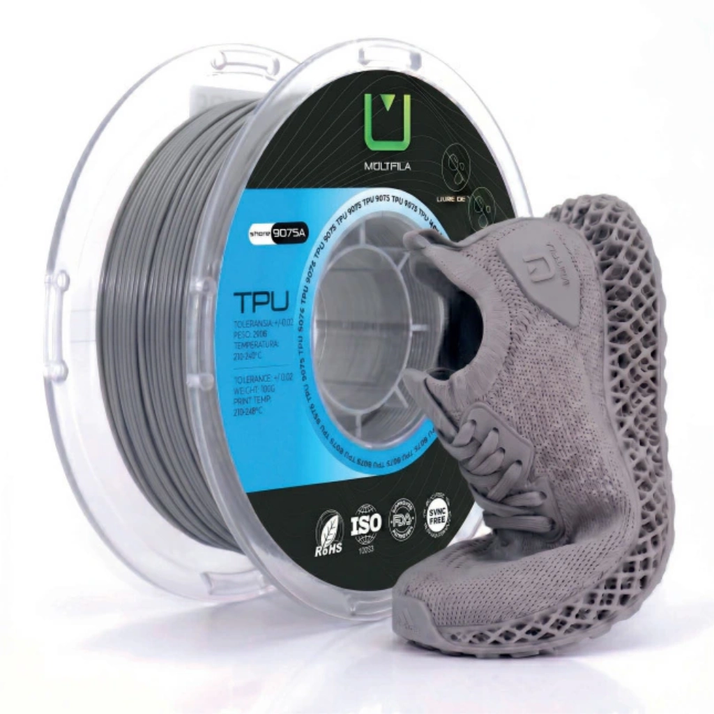 FILAMENTO TPU 9075 CINZA