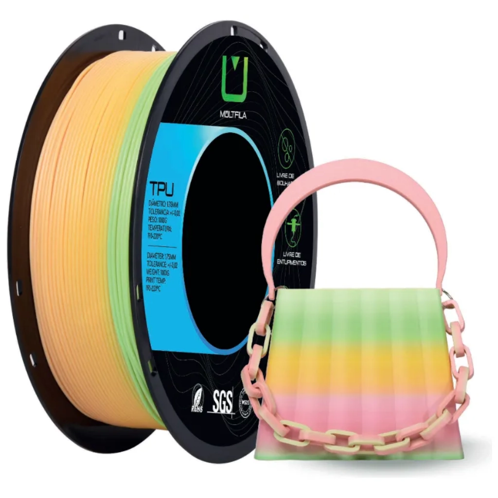 FILAMENTO TPU RAINBOW AURORA